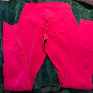 Magenta Lulu Lemon align pants